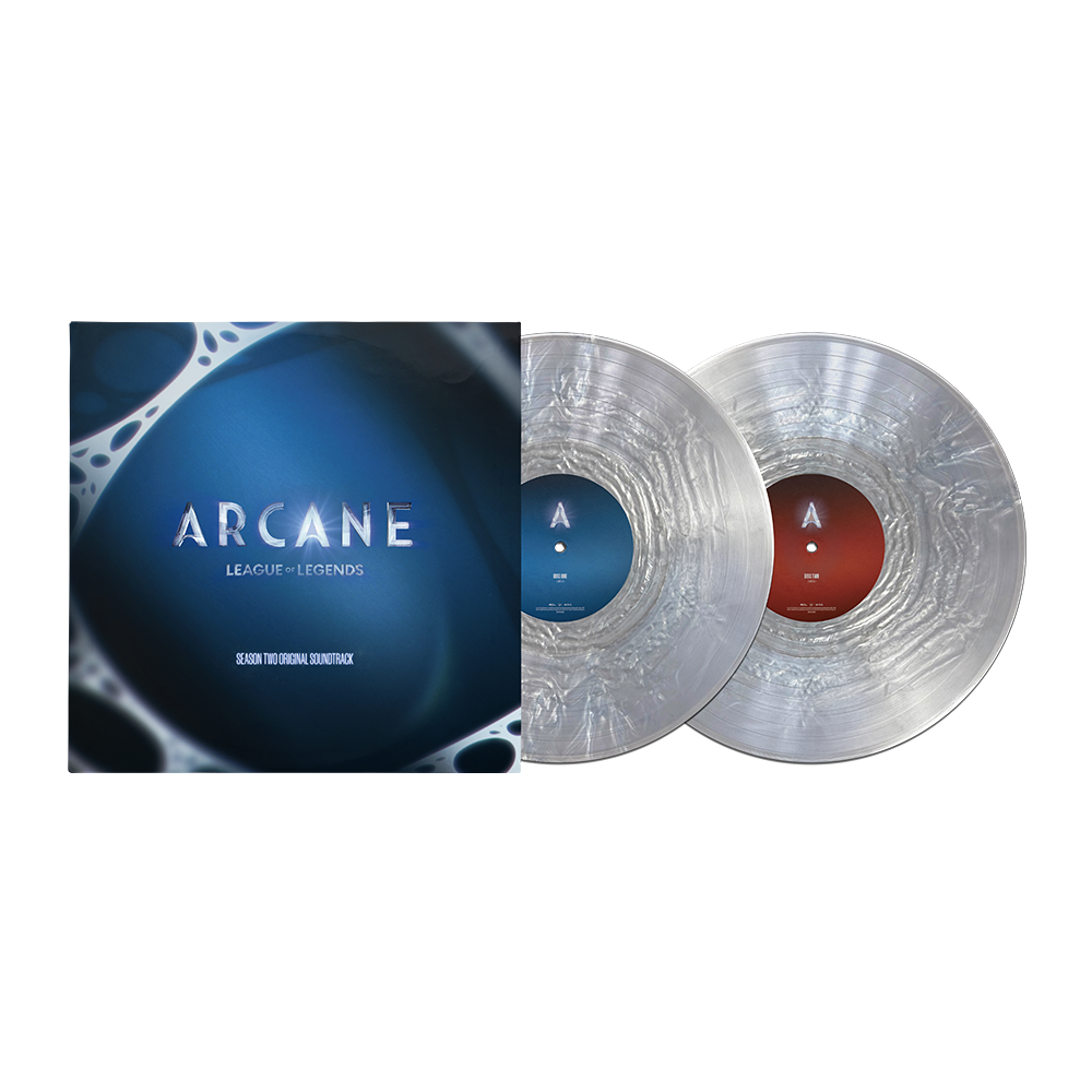 Arcane, League Of Legends - Arcane Season 2 (Official Soundtrack) - Hexcore Nights (Metallic Silver Vinyl Variant)